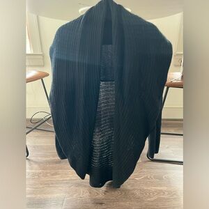 C by Bloomingdale’s Cashmere Draped Neck Open Front Cardigan